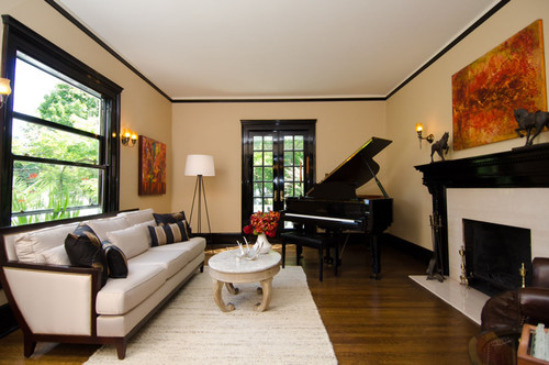 Ideias para decorar salas de estar com estilo vintage (fotos