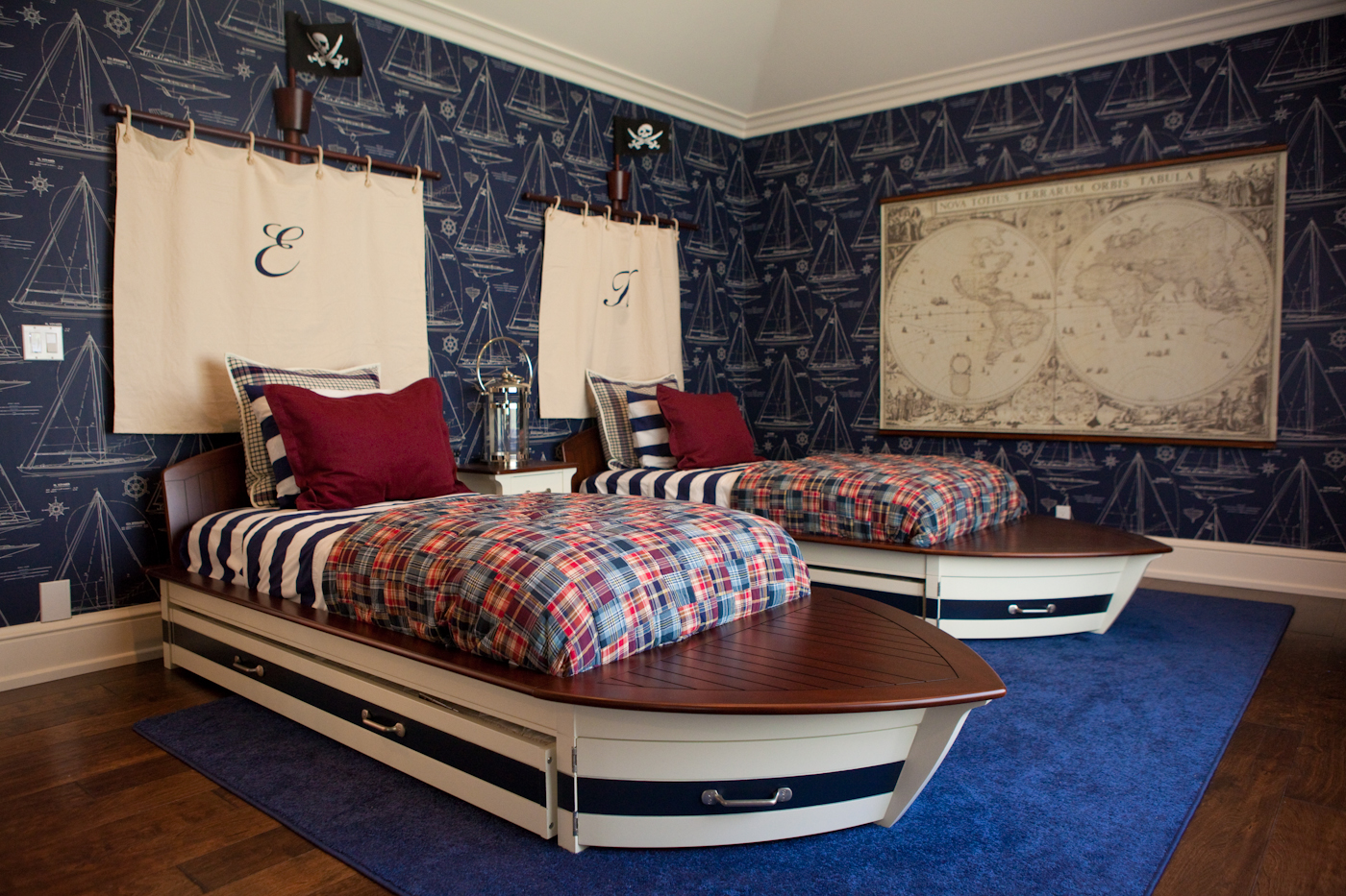Ideias de decoração: quartos temáticos ou como transformar a tua casa ... Nautical Themed Kids Bedroom