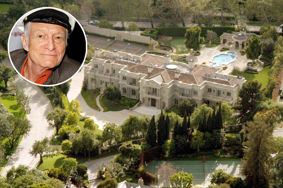 Hugh Hefner, fundador da revista Playboy, vendeu a sua célebre mansão em Los Angeles (EUA) por 100 milhões de dólares (88 milhõe
