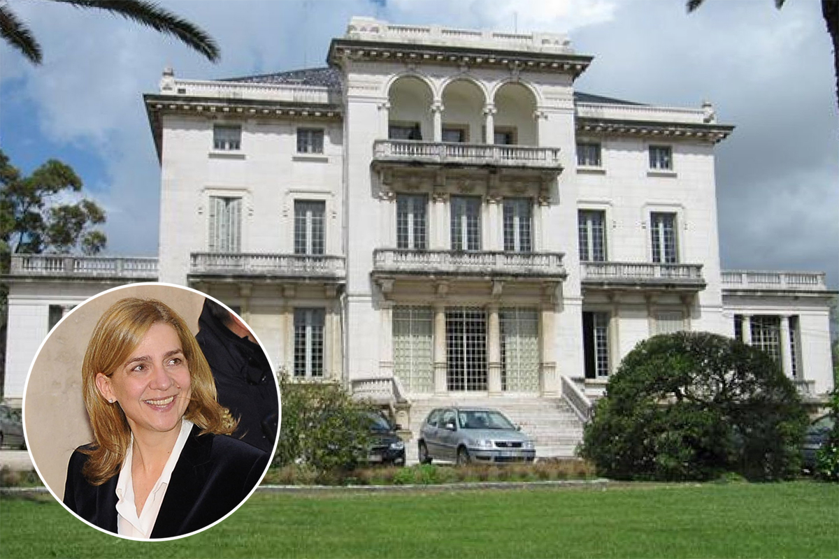 Príncipe Agha Kahn, amigo da família, ofereceu uma ala do palacete que comprou em Lisboa