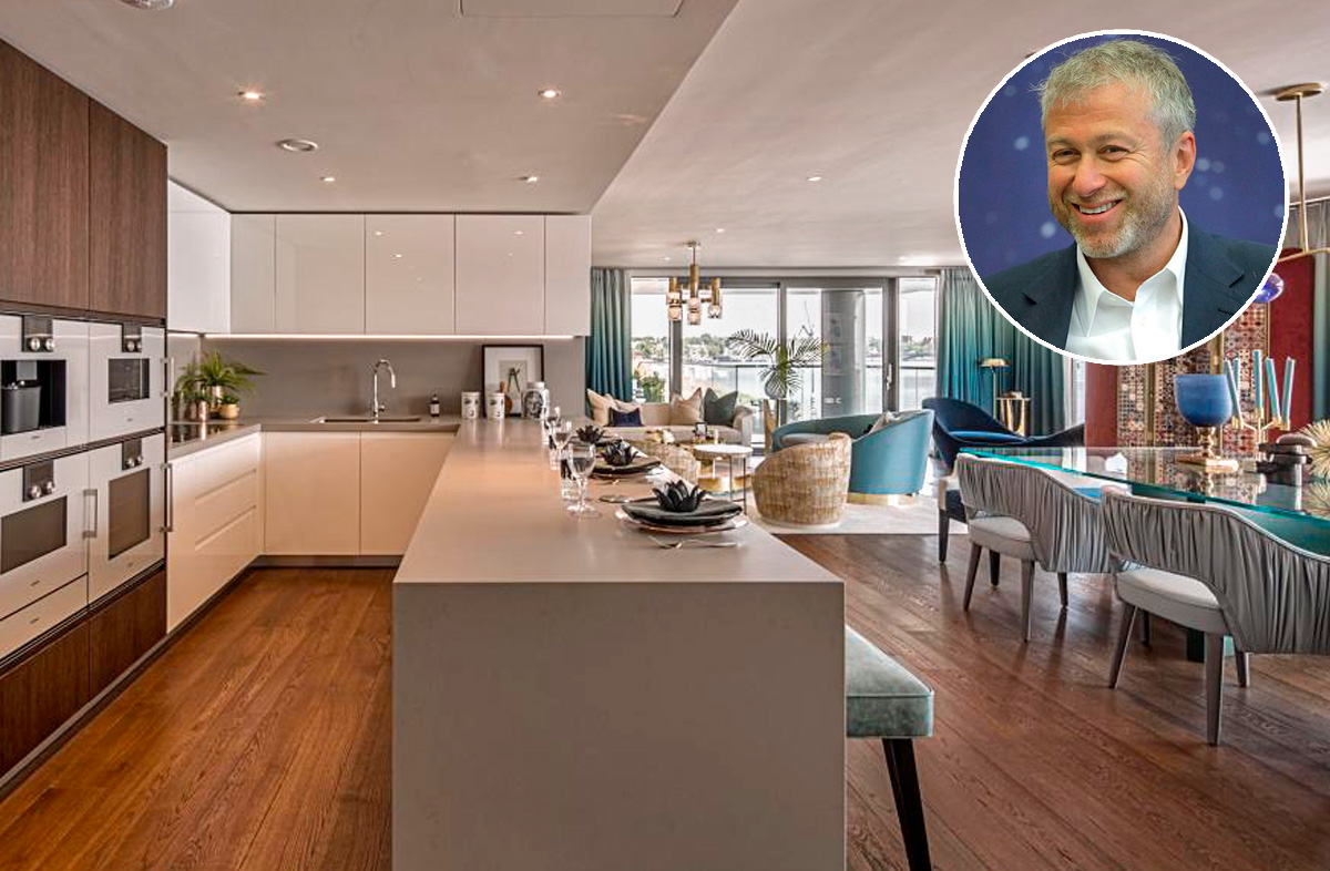 O interior foi projetado por arquitetos de designers