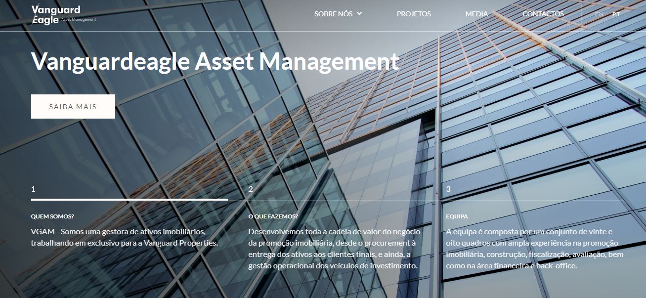 Empresa gestora de ativos imobiliários da Vanguard Properties tem nova