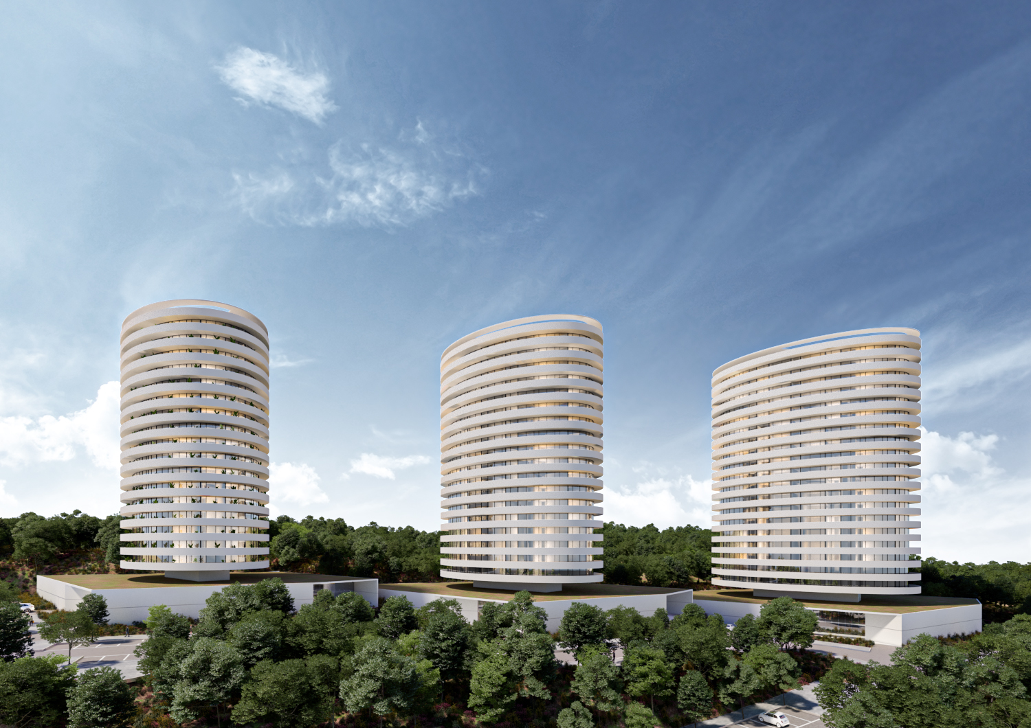 Projeto da responsabilidade da equipa de projetistas da Saraiva + Associados  / Vanguard Properties
