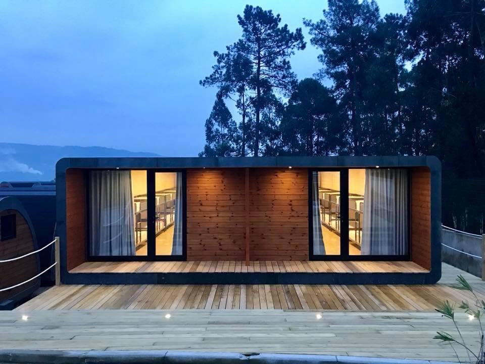 Casas de madeira modernas e sustentáveis