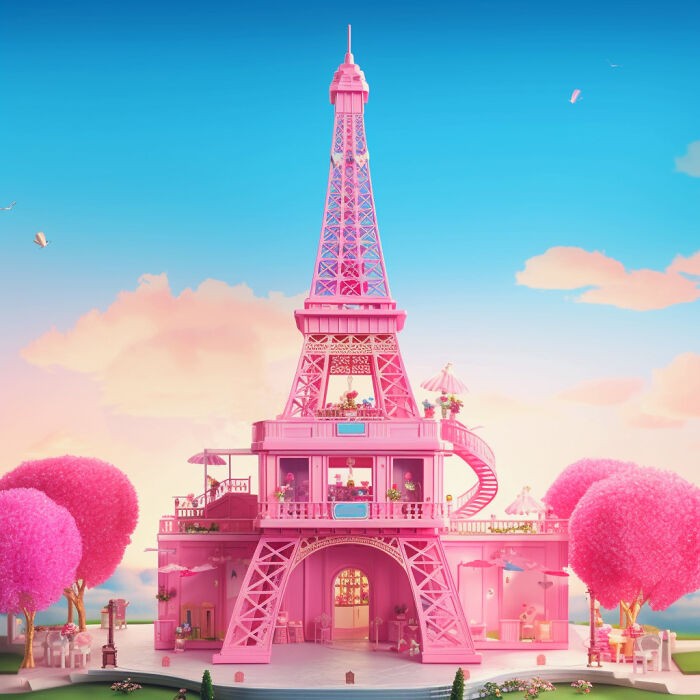 Os edifícios mais famosos da Terra no mundo da Barbie