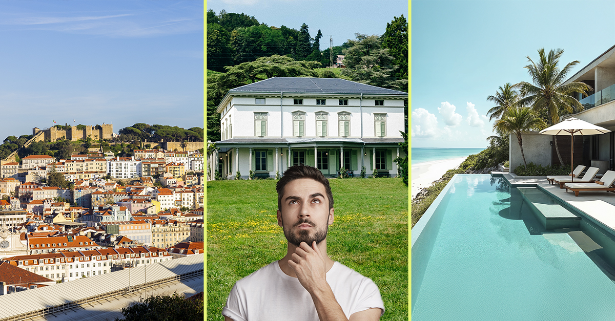 Procura de casas de luxo em Portugal