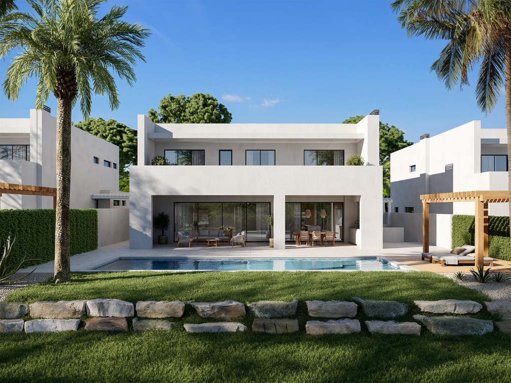 Casas novas em condomínios de luxo