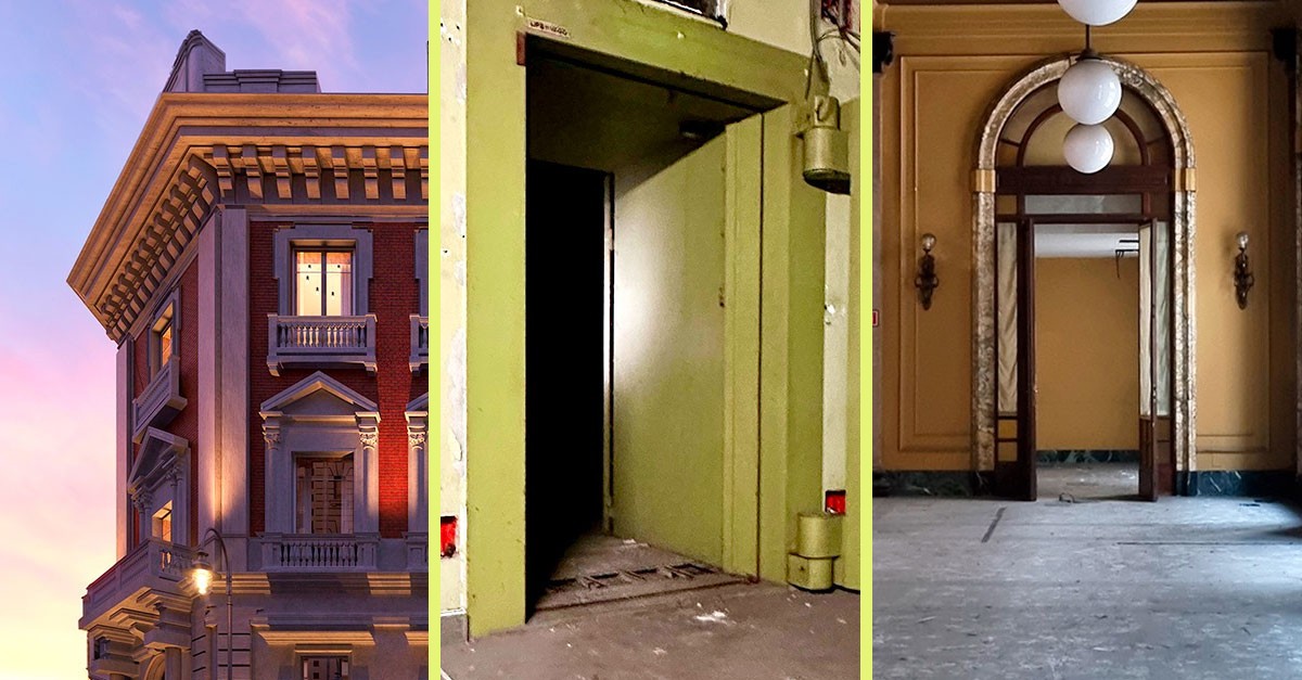 A transformação de um cofre num bunker de luxo em Turim