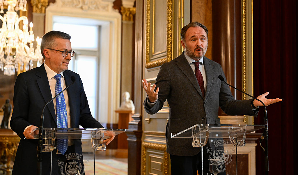 Dan Jørgensen e Carlos Moedas