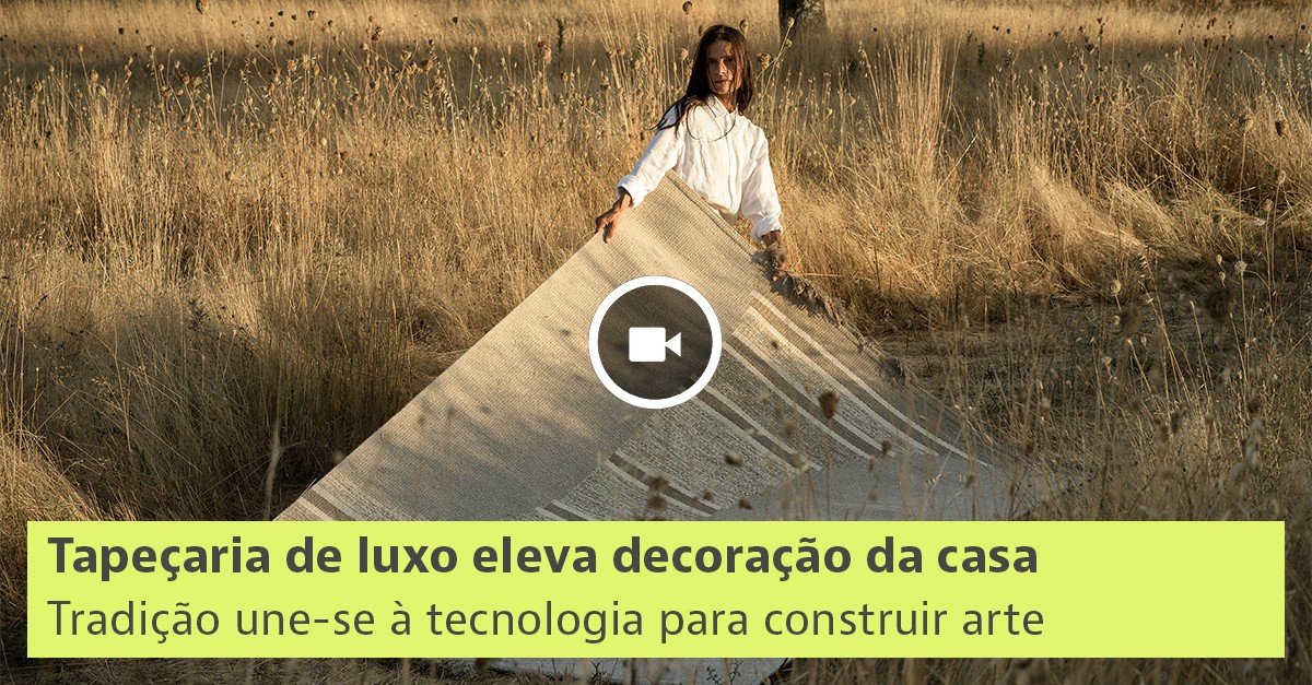 Decorar com arte: “Tapete está mais próximo da pintura ou escultura”
