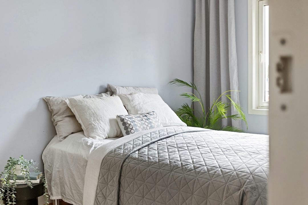 quarto de dormir arrumado