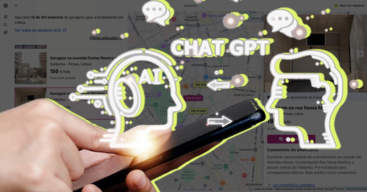 idealista lança app integrada no ChatGPT