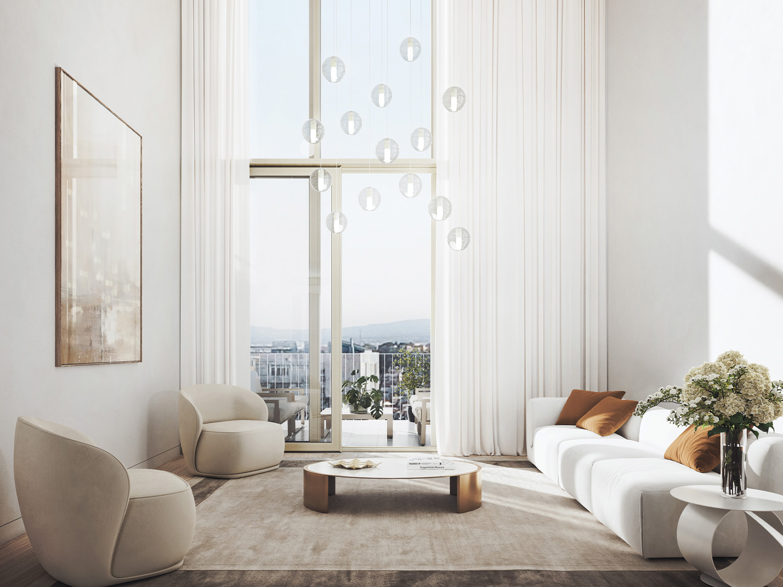 sala com boa exposição solar