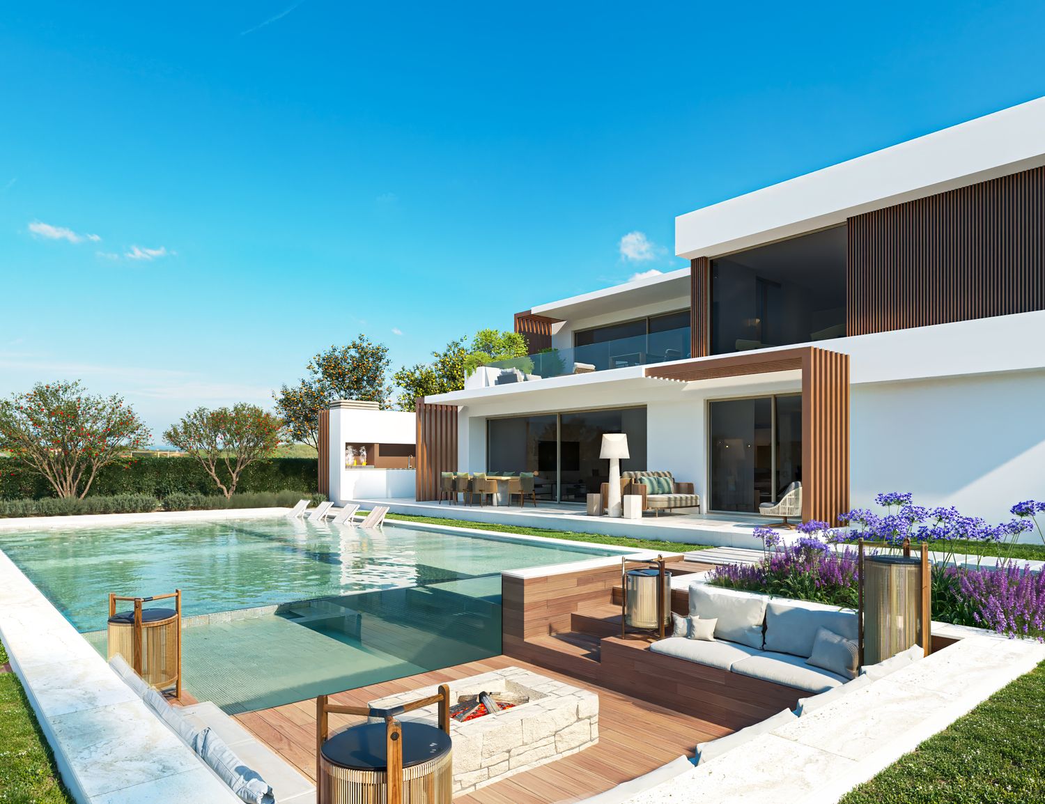 Moradias de luxo nova construção