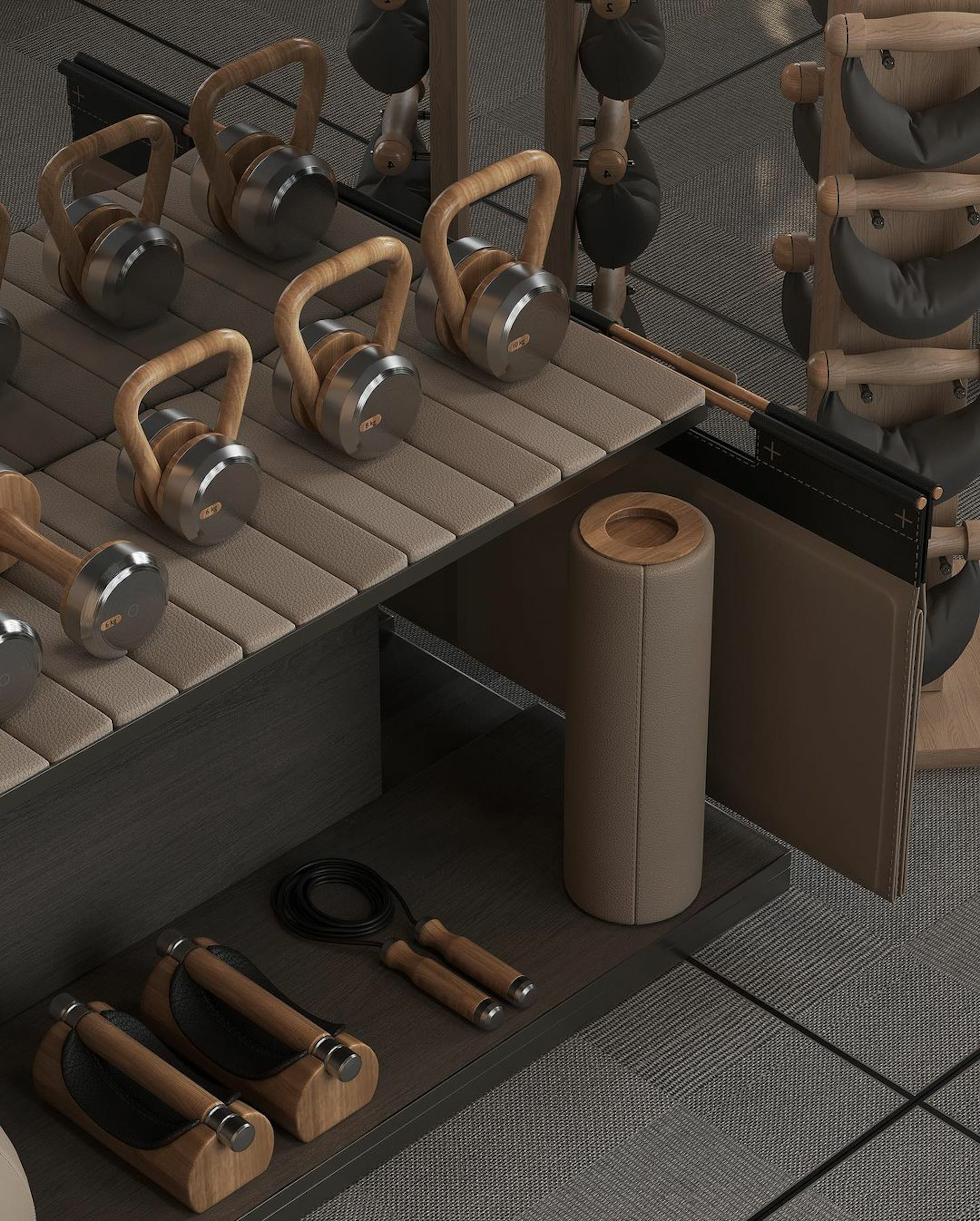 home gym luxo