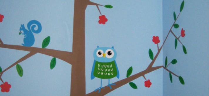 Pintura decorativa: personalizar a casa com inspiração na Natureza (fotos)