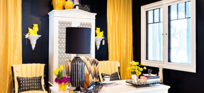 Decoração: uma casa bela e... amarela! (fotos)