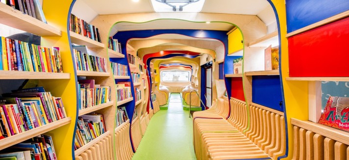 "Russ the Bus" Mobile Library 