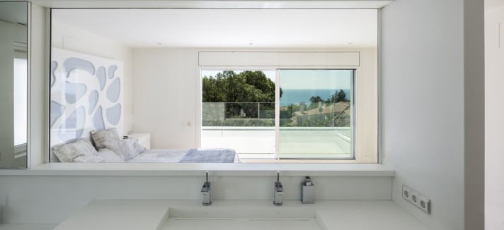 O interior e o exterior da casa estão em perfeita sintonia