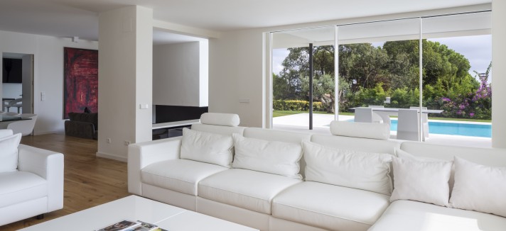 Uma casa antiga tornou-se moderna