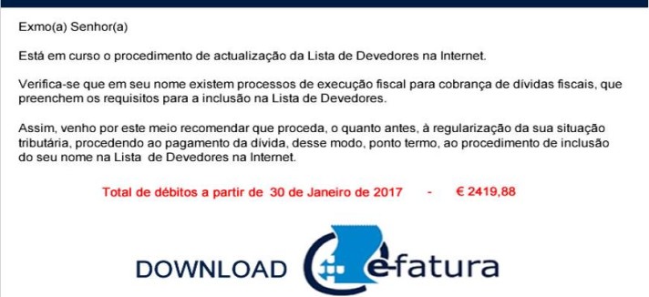 Cuidado, estão a circular emails falsos a pedir regularização de dívidas ao Fisco 