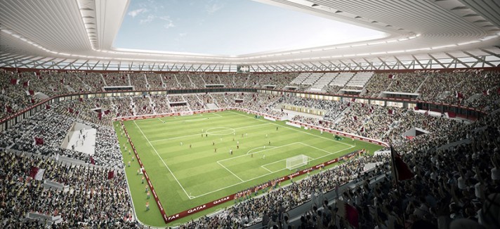Interior do estádio