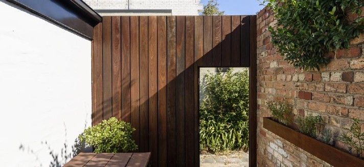 E ainda houve espaço para um pátio ao ar livre...