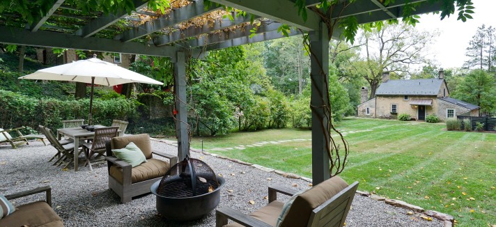 O exterior, muito agradável...