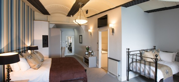 Um dos quartos mais luxuosos