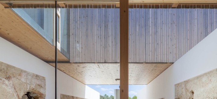 Grandes janelas de vidro