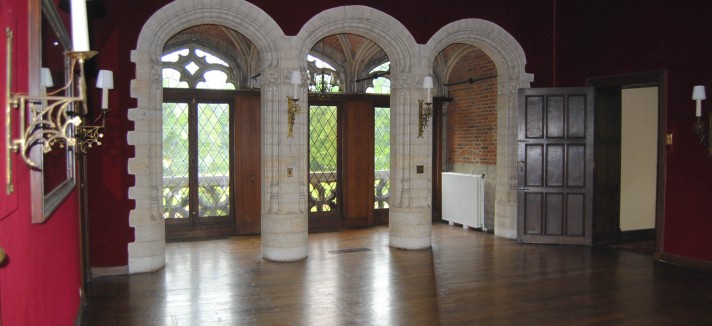 O interior repleto de detalhes