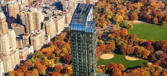 Em frente ao Central Park 