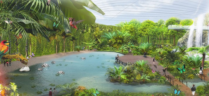 ... e terá uma grande variedade de fauna e flora 