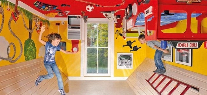 ... que tem um verdadeiro cenário inclinado