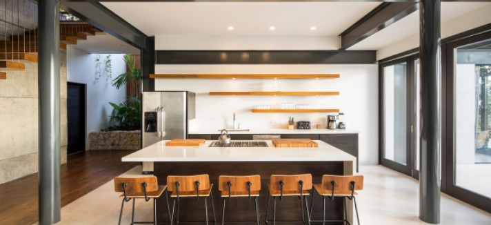 Todos os espaços são amplos...