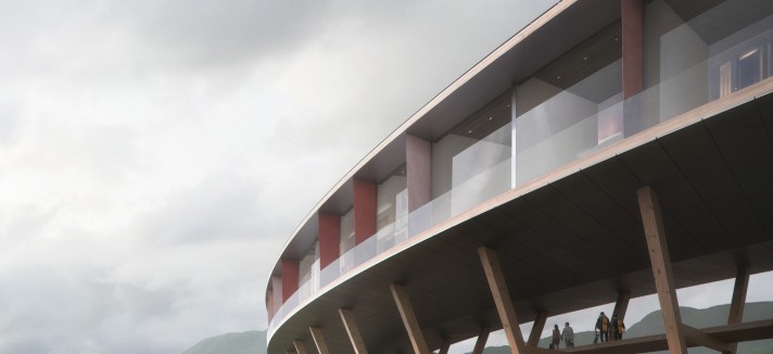 Será construído sobre estacas de madeira