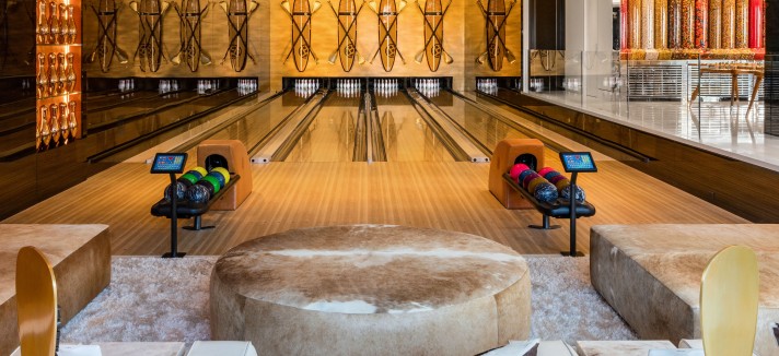 Salão de bowling