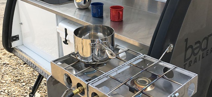 Para cozinhar e almoçar onde quiseres