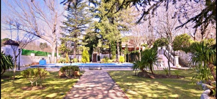 Um grande jardim...