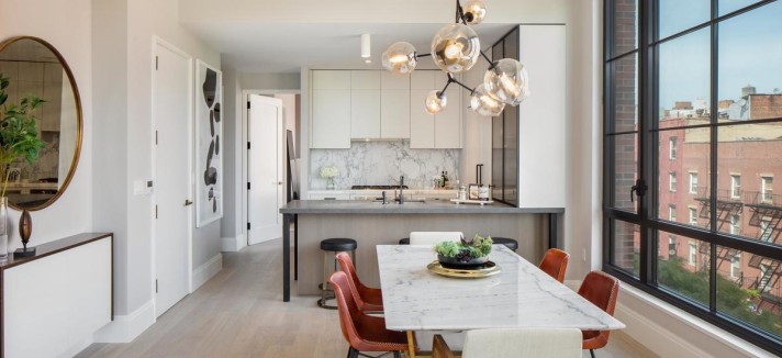 ... e o espaço de refeições 