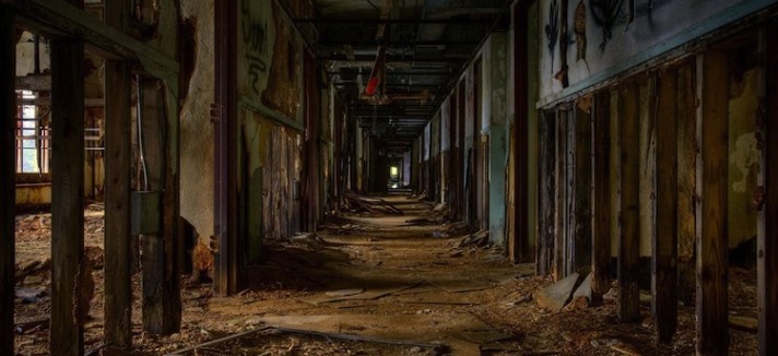 O corredor mostra o quão grande é