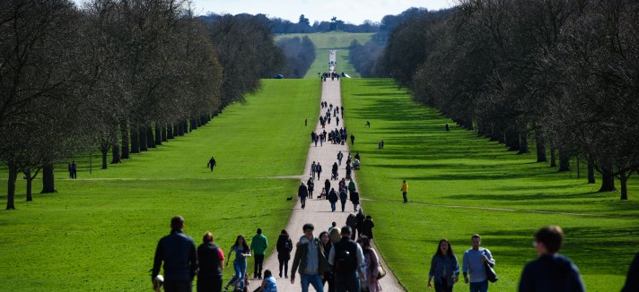 The Long Walk, Castelo de Windsor