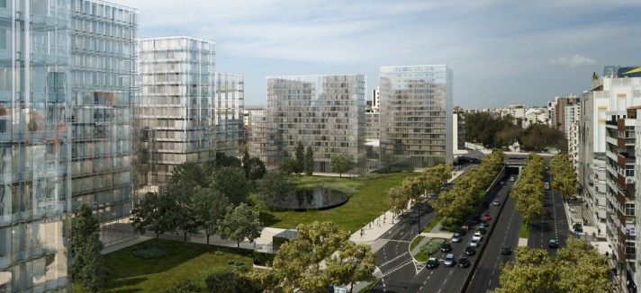 Estão previstos 2,5 hectares de espaços verdes