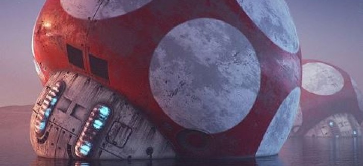 O cogumelo que fazia com que Toad parecesse maior