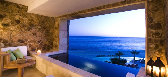 O mar visto de uma suite