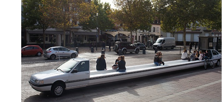 Uma ex-limousine branca