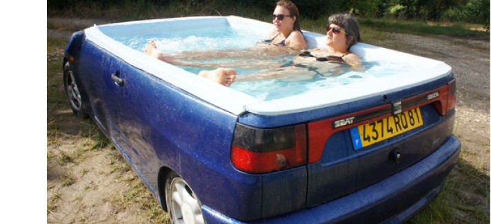 Um antigo Seat Ibiza