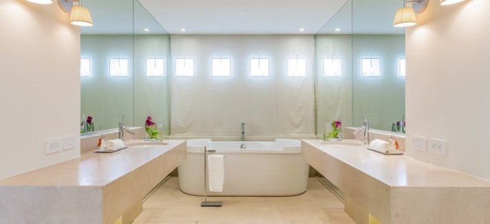 ... e espaços bastante amplos