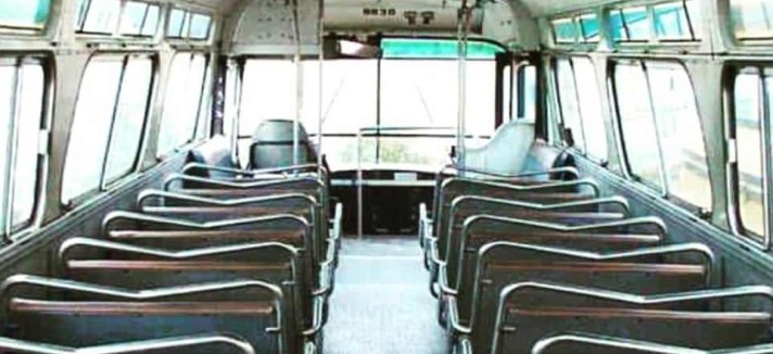 O antigo autocarro escolar...