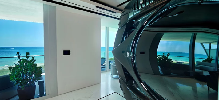 Uma casa com uma parede muito valiosa